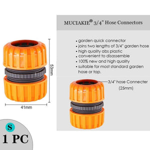 Planet Gates 100001834 1PC x S Variety Style Garden Tap 1/2" 3/4" Male Female Thread Nipple Joint 1/4" Hose Quick Connector Irrigation Water Splitters