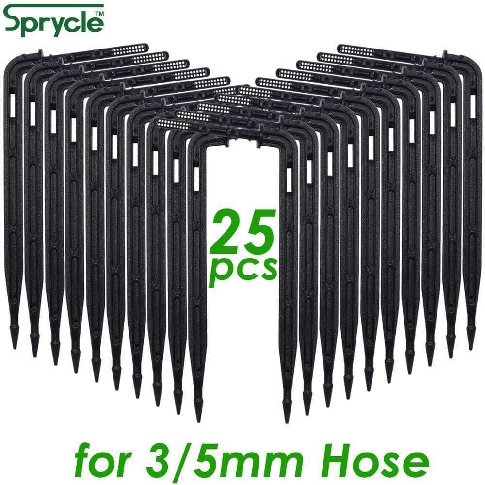 Planet Gates 100001834 25PCS Bend Arrow Dripper Micro Drip Irrigation Drops Emitters Watering Saving 3/5mm Hose Garden Sprinklers DroppersTool