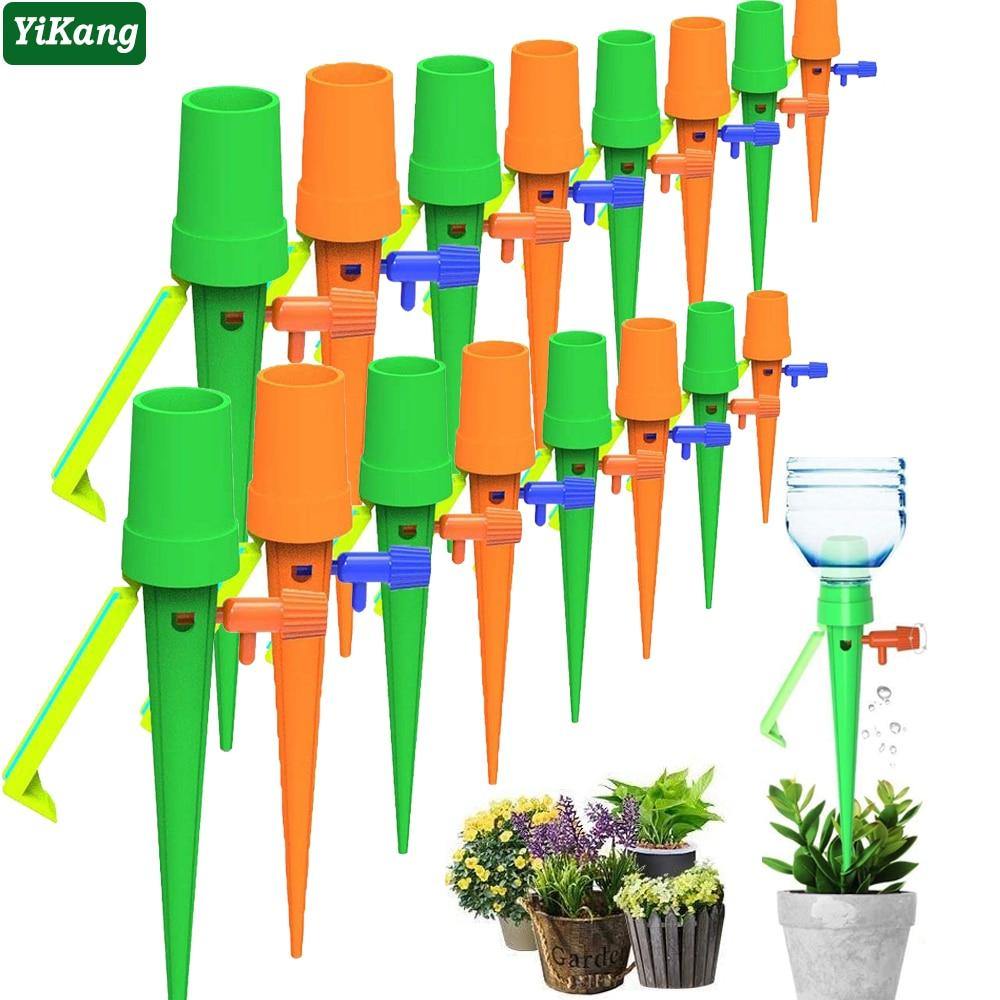 Planet Gates 100001834 72/36/24/6pcs Auto Drip Irrigation System Automatic Watering Spike Garden Plants Flower Indoor Outdoor Waterers Bottle Dripper