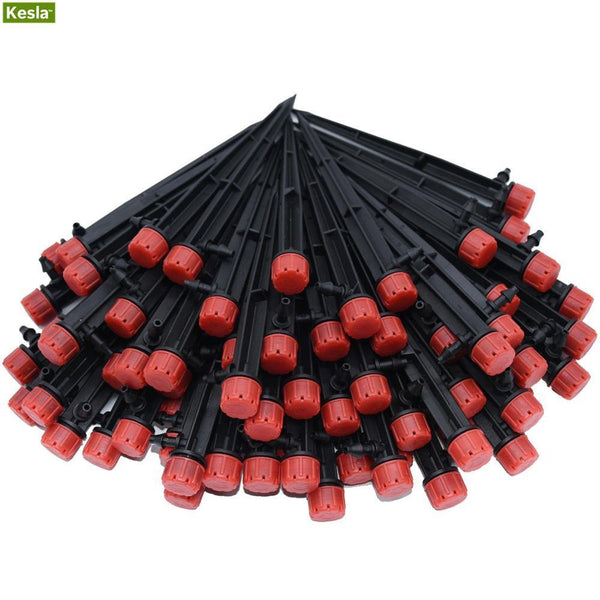 Planet Gates 100001834 Garden Watering Drip Irrigation Adjustable Sprinkler 360 Degree Dripper Inserting Ground Fit 4/7mm Hose Greenhouses Yard