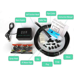 Planet Gates 100001834 Intelligent Automatic Watering System For Garden Spray Irrigation System Timed Aquarium Spray Landscaping Irrigation Equipment