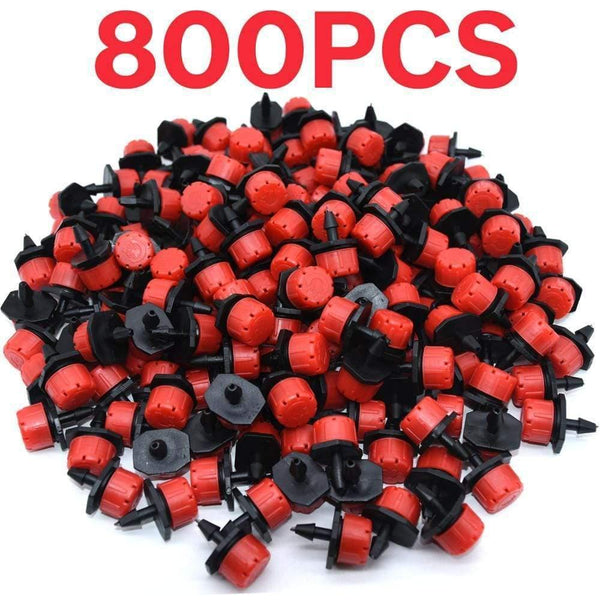 Planet Gates 100001834 KSL01-002-800P 30-800X Garden 4/7MM Adjustable Micro Nozzle Drip Irrigation System 1/4'' Watering Sprinkler Anti-clogging Emitter Dripper