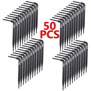 Planet Gates 100001834 KSL01-097-50PCS 50PCS Bend Arrow Dripper Micro Drip Irrigation Kit Emitters For 3/5mm Hose Garden Watering Saving Micro Dripper Greenhouse