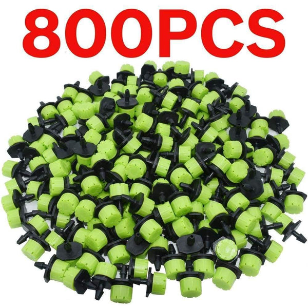 Planet Gates 100001834 KSL01-KIT187-800P 30-800X Garden 4/7MM Adjustable Micro Nozzle Drip Irrigation System 1/4'' Watering Sprinkler Anti-clogging Emitter Dripper