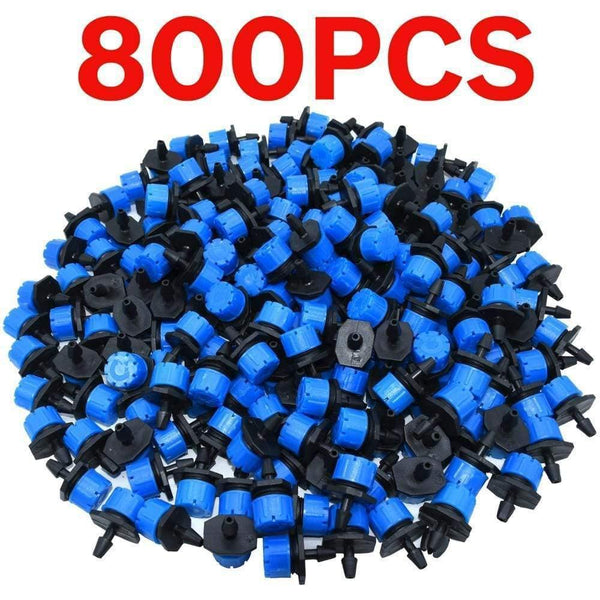 Planet Gates 100001834 KSL01-KIT189-800P 30-800X Garden 4/7MM Adjustable Micro Nozzle Drip Irrigation System 1/4'' Watering Sprinkler Anti-clogging Emitter Dripper