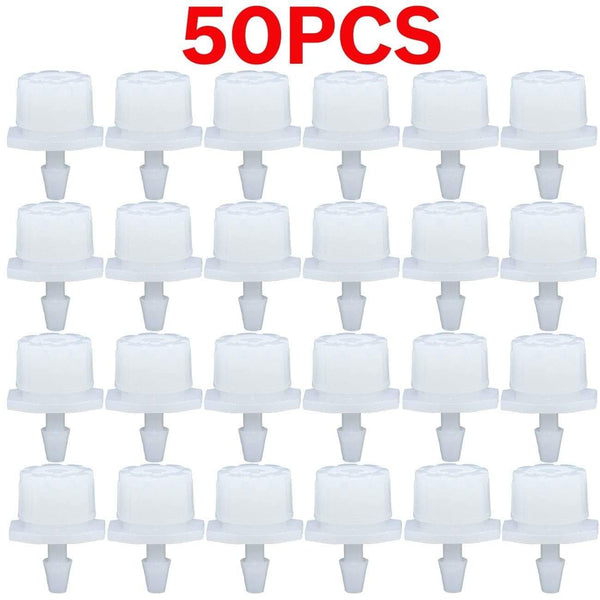 Planet Gates 100001834 KSL01-KIT225-50P 30-800X Garden 4/7MM Adjustable Micro Nozzle Drip Irrigation System 1/4'' Watering Sprinkler Anti-clogging Emitter Dripper