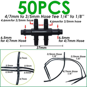 Planet Gates 100001834 SPL11-020-50PCS 25PCS Bend Arrow Dripper Micro Drip Irrigation Drops Emitters Watering Saving 3/5mm Hose Garden Sprinklers DroppersTool