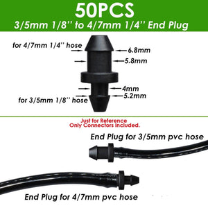 Planet Gates 100001834 SPL11-125-50PCS 25PCS Bend Arrow Dripper Micro Drip Irrigation Drops Emitters Watering Saving 3/5mm Hose Garden Sprinklers DroppersTool