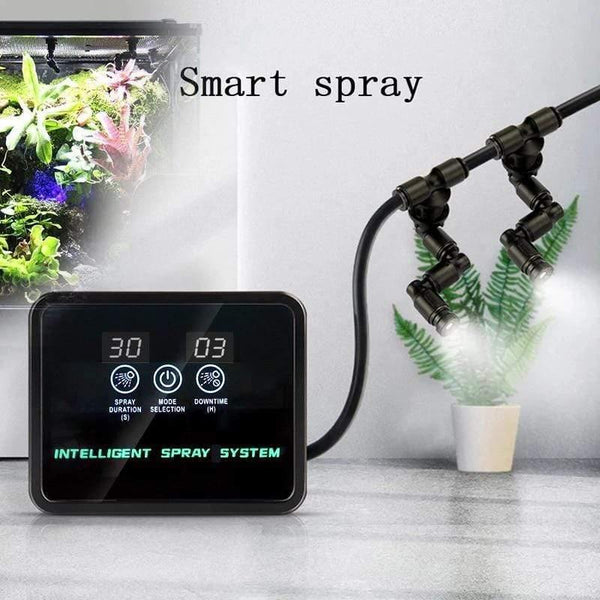 Planet Gates 100001834 Touch Screen Tropical Rain Forest Ecological Sprinkler System Automatic Watering Potted Garden Sprayer Aquarium Sprinkler System