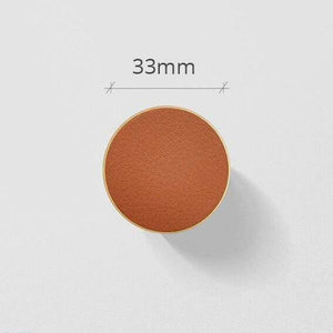 Planet Gates 100004267 Orange Leather 33mm Brass Wall Hooks Coat Hanger Hanging Hooks Elegant Cabinet Knobs And Handles Kitchen Cupboard Drawer Pulls Hat Cloth Hanger