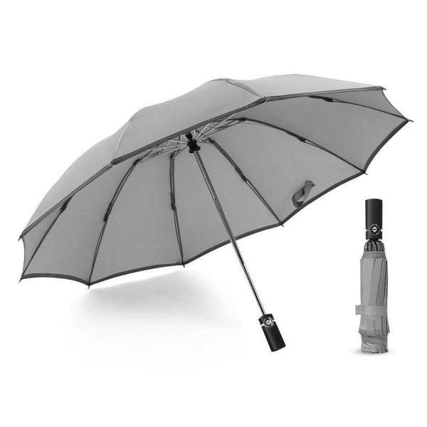 Planet Gates 100004777 11 Inverted Umbrella/Travel Portable Windproof Folding Umbrella,10Ribs Auto Open/Close Umbrella,Reflective Stripes For Night Safety