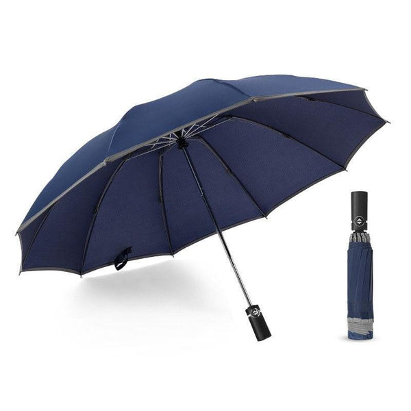 Planet Gates 100004777 12 Inverted Umbrella/Travel Portable Windproof Folding Umbrella,10Ribs Auto Open/Close Umbrella,Reflective Stripes For Night Safety