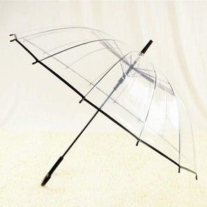 Planet Gates 100004777 1PCS Romantic Imitation Lace Transparent Cute Cat Large Long Rain Wind Umbrella For Lolita Women Travel