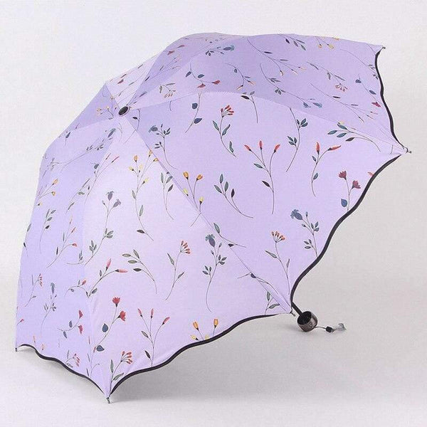 Planet Gates 100004777 2020 Floral ANTI-UV Foldable Umbrella Rain Women Mini Flower Umbrella For Women Windproof Ultralight Umbrellas Female YS716