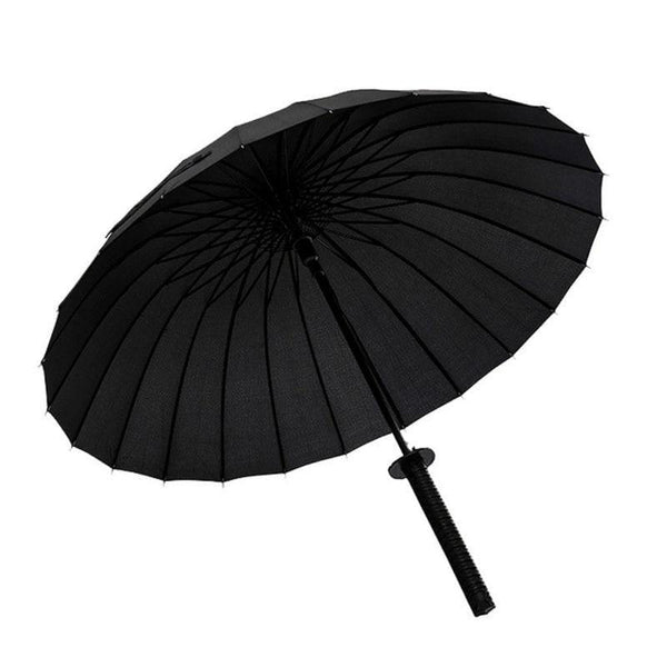 Planet Gates 100004777 24 K Windproof Samurai Sword Sun Rainny Umbrella Ninja-like Straight Long Handle Ribs Umbrella Manual Open