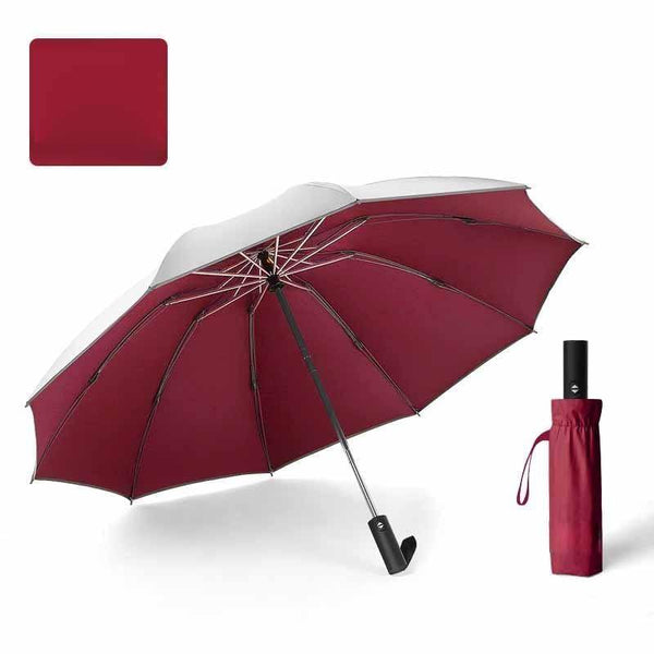 Planet Gates 100004777 6 Inverted Umbrella/Travel Portable Windproof Folding Umbrella,10Ribs Auto Open/Close Umbrella,Reflective Stripes For Night Safety