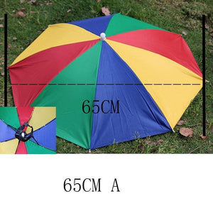 Planet Gates 100004777 65cmA 8 Bone 50 CM Fishing Cap Umbrella Rain Women Uv Sunny And Rainy Umbrella For Womens Windproof Head Umbrellas Caps YS0018