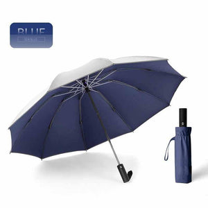 Planet Gates 100004777 7 Inverted Umbrella/Travel Portable Windproof Folding Umbrella,10Ribs Auto Open/Close Umbrella,Reflective Stripes For Night Safety