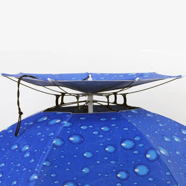 Planet Gates 100004777 8 Bone 50 CM Fishing Cap Umbrella Rain Women Uv Sunny And Rainy Umbrella For Womens Windproof Head Umbrellas Caps YS0018