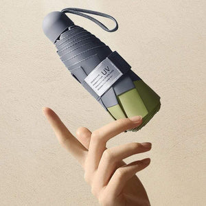 Planet Gates 100004777 8 Ribs Mini Umbrella Windproof Anti-UV Protection 5Folding Umbrella Portable Travel Rain Women Umbrella Pocket Children Umbrella
