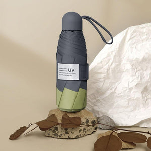 Planet Gates 100004777 8 Ribs Mini Umbrella Windproof Anti-UV Protection 5Folding Umbrella Portable Travel Rain Women Umbrella Pocket Children Umbrella