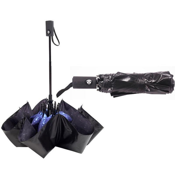 Planet Gates 100004777 Anti-UV Full Automatic Umbrella Rain Women Men 3 Folding Light And Durable 8K Strong Umbrellas Kids Rainy Sunny Wholesale Price