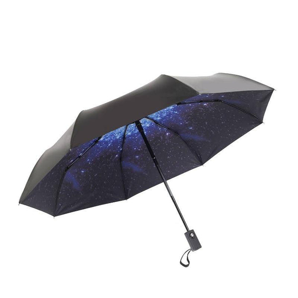 Planet Gates 100004777 Anti-UV Full Automatic Umbrella Rain Women Men 3 Folding Light And Durable 8K Strong Umbrellas Kids Rainy Sunny Wholesale Price