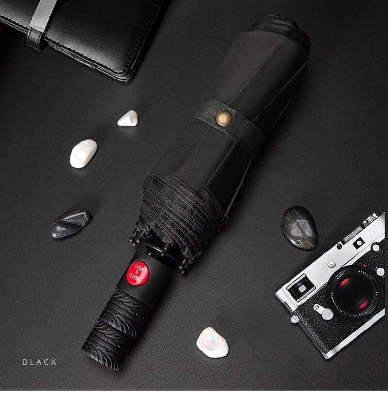 Planet Gates 100004777 Automatic Business Umbrella Three Folding Male Female Parasol Umbrella Rain Women Windproof Luxury Umbrella Men