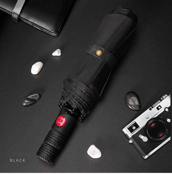 Planet Gates 100004777 Automatic Business Umbrella Three Folding Male Female Parasol Umbrella Rain Women Windproof Luxury Umbrella Men