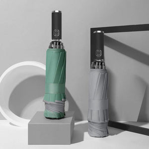 Planet Gates 100004777 Automatic Folding Reverse Umbrellas For Men Women Travel Rain Umbrellas Windproof Business 10Rib Parapluie Inverted Sun Umbrella