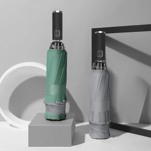 Planet Gates 100004777 Automatic Folding Reverse Umbrellas For Men Women Travel Rain Umbrellas Windproof Business 10Rib Parapluie Inverted Sun Umbrella