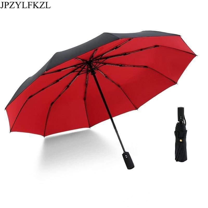 Planet Gates 100004777 Automatic Folding Umbrella Female Male Car Luxury Large Windproof Umbrella Umbrella Men Rain Black Paint
