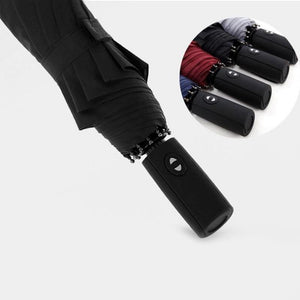 Planet Gates 100004777 Automatic Folding Umbrella Female Male Car Luxury Large Windproof Umbrella Umbrella Men Rain Black Paint