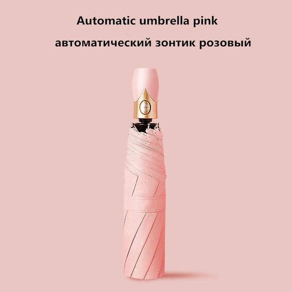 Planet Gates 100004777 Automatic umbrella-173 7 Colors Automatic Umbrella Rain Women Three-folding Umbrella Windproof Man Sunny And Rainy Umbrella Change Color Due To UV