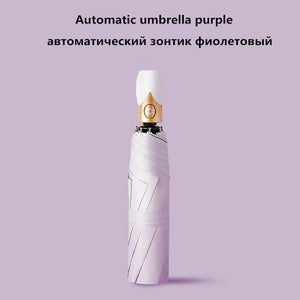 Planet Gates 100004777 Automatic umbrella-175 7 Colors Automatic Umbrella Rain Women Three-folding Umbrella Windproof Man Sunny And Rainy Umbrella Change Color Due To UV