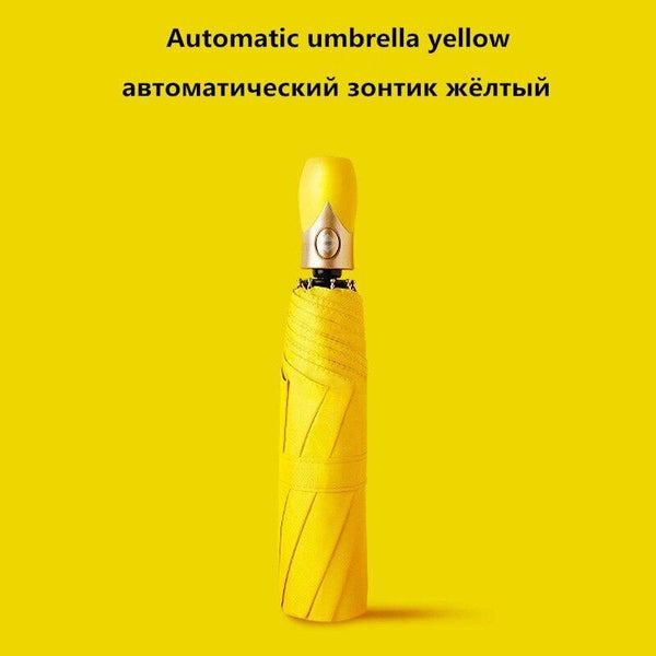 Planet Gates 100004777 Automatic umbrella-193 7 Colors Automatic Umbrella Rain Women Three-folding Umbrella Windproof Man Sunny And Rainy Umbrella Change Color Due To UV