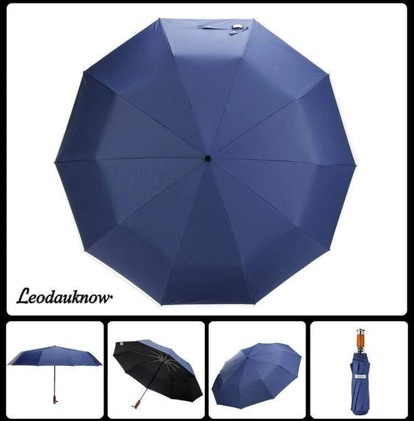 Planet Gates 100004777 B Genuine Brand 125cm Big Automatic Quality Double Layer Umbrella Rain Women 3Fold Windproof Large Outdoor Umbrella Men Woman