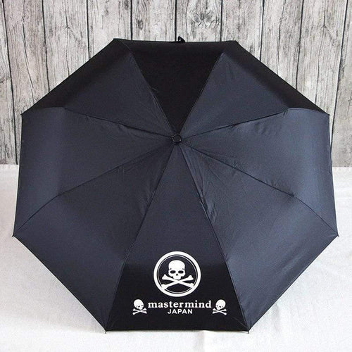 Planet Gates 100004777 BLACK Black Skull High Quality Designer DIY Personality Umbrella Rain Men Umbrella Car For Mens Windproof Folding Umbrellas YS366