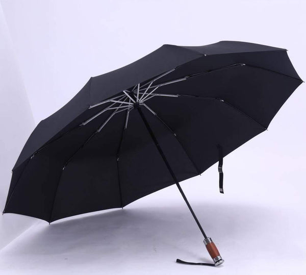 Planet Gates 100004777 Black Genuine Brand Large Folding Umbrella Rain 1.2 Meters Business Men Automatic Umbrellas Windproof Male Parasol Dark Blue And Black