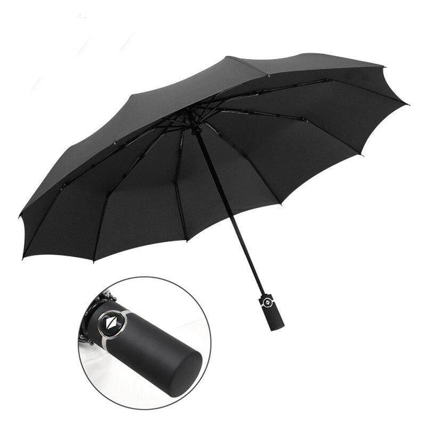 Planet Gates 100004777 black Luxury Windproof Folding Automatic Blue Sky&White Clouds Umbrella For Women Men UV Auto Sun Rainy Umbrella Female YD063