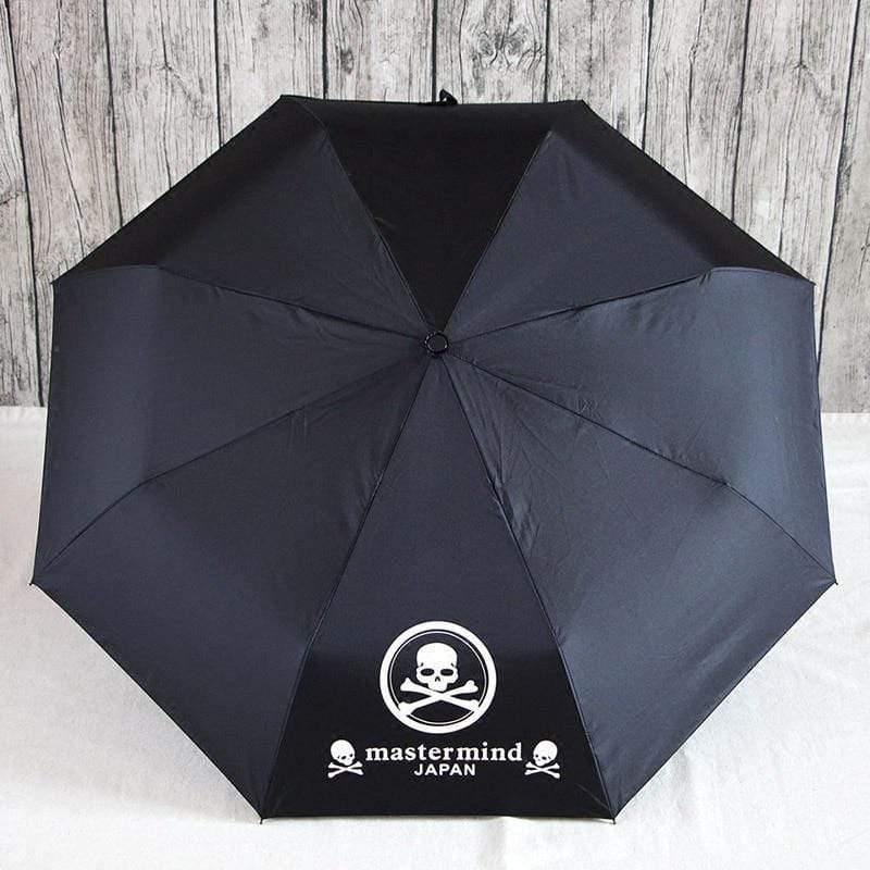 Planet Gates 100004777 Black Skull High Quality Designer DIY Personality Umbrella Rain Men Umbrella Car For Mens Windproof Folding Umbrellas YS366