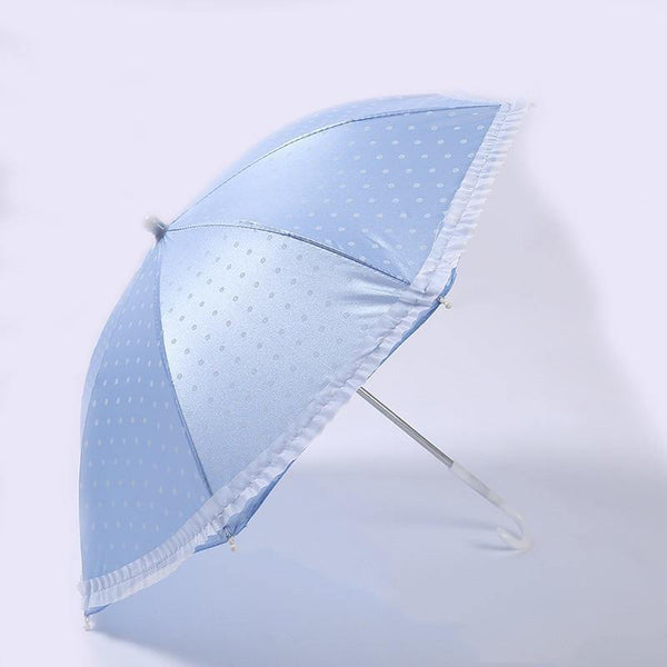 Planet Gates 100004777 blue Cartoon Dot Lace Toy Umbrella Decorations Foldable Hands Rainbow Folding&Waterproof Multicolor Hat Cap YD126