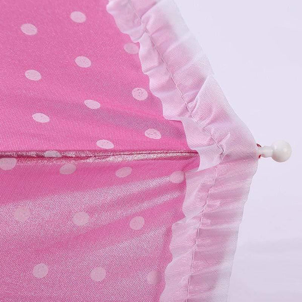 Planet Gates 100004777 Cartoon Dot Lace Toy Umbrella Decorations Foldable Hands Rainbow Folding&Waterproof Multicolor Hat Cap YD126