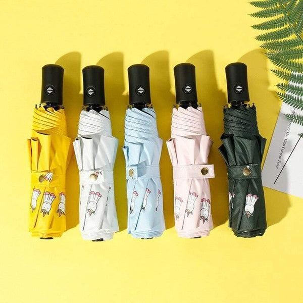 Planet Gates 100004777 Cartoon Unicorn Umbrella Rain Women Uv Animal Unicorn Automatic Umbrella For Women Windproof Folding Umbrellas YS802