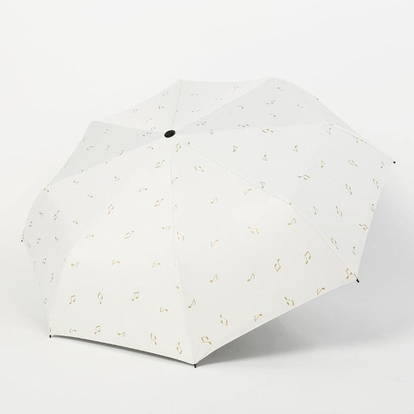 Planet Gates 100004777 Creative Quality Musical Note Umbrella Uv Sunny&Rainy Folding Umbrella For Women Note Windproof Designer Umbrellas YS677