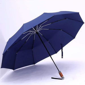 Planet Gates 100004777 Dark blue Genuine Brand Large Folding Umbrella Rain 1.2 Meters Business Men Automatic Umbrellas Windproof Male Parasol Dark Blue And Black