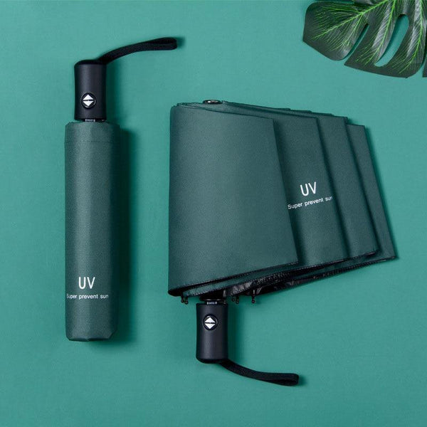 Planet Gates 100004777 Dark green Fashion Folding Umbrella Rain Women Gift Men Mini Pocket Parasol Girls Anti-UV Waterproof Portable Travel UMBRELLAS Umbrella