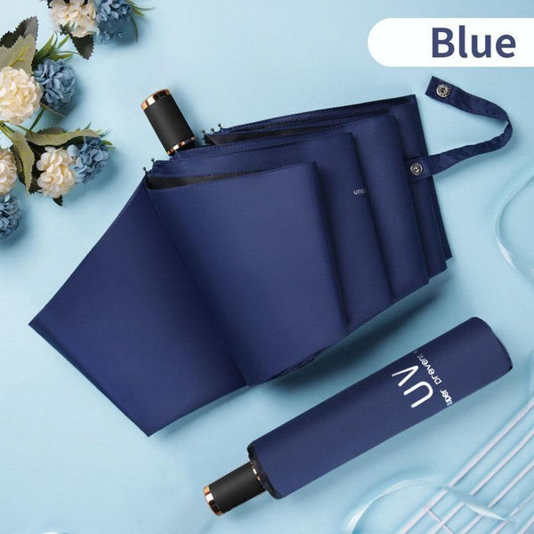 Planet Gates 100004777 Deep blue Fashion Folding Umbrella Rain Women Gift Men Mini Pocket Parasol Girls Anti-UV Waterproof Portable Travel UMBRELLAS Umbrella
