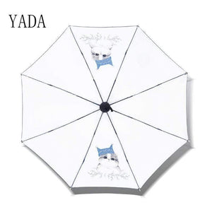 Planet Gates 100004777 Design Big Face Cat Umbrella For Women Men Anti-UV Lovely Cartoon Dog Umbrellas Folding Rainy Umbrella Gift YD200068