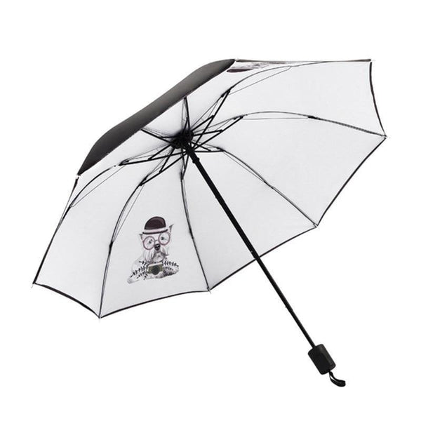 Planet Gates 100004777 Design Big Face Cat Umbrella For Women Men Anti-UV Lovely Cartoon Dog Umbrellas Folding Rainy Umbrella Gift YD200068